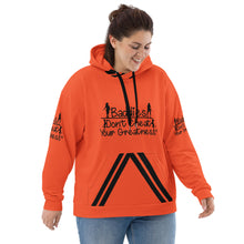 Load image into Gallery viewer, DCYG 815 Edition Baddies Black Logo &amp; Orange Hoodie
