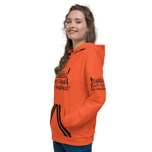 Load image into Gallery viewer, DCYG 815 Edition Baddies Black Logo &amp; Orange Hoodie
