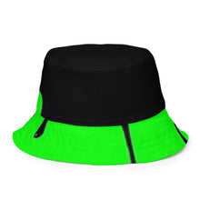Load image into Gallery viewer, DRIP 24 Green &amp; Black Reversible bucket hat
