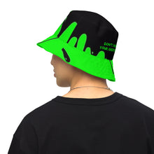 Load image into Gallery viewer, DRIP 24 Green &amp; Black Reversible bucket hat
