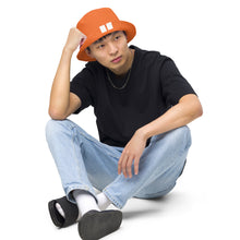 Load image into Gallery viewer, DCYG White Get Racks &amp; Orange Reversible bucket hat
