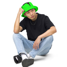 Load image into Gallery viewer, DRIP 24 Green &amp; Black Reversible bucket hat
