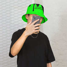 Load image into Gallery viewer, DRIP 24 Green &amp; Black Reversible bucket hat

