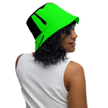 Load image into Gallery viewer, DRIP 24 Green &amp; Black Reversible bucket hat
