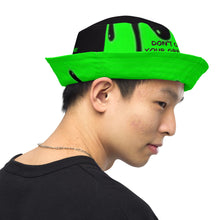 Load image into Gallery viewer, DRIP 24 Green &amp; Black Reversible bucket hat
