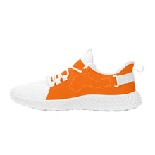 Load image into Gallery viewer, DCYG White &amp; Neon Orange NP5 Mesh Knit Shoes Mens up to size 11 only
