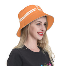 Load image into Gallery viewer, DCYG 24 DEI White &amp; Orange Bucket Hat
