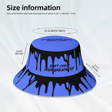 Load image into Gallery viewer, DVYG 24 DRIP X Black &amp; Blue  Bucket Hat
