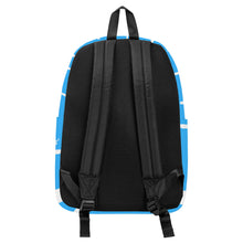 Load image into Gallery viewer, DRIP NX White logo &amp; Light Blue  Cotton Backpack

