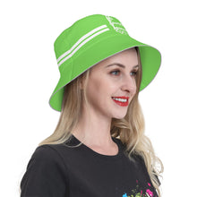 Load image into Gallery viewer, DCYG 24 DEI White &amp; Light Green Bucket Hat
