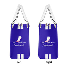 Load image into Gallery viewer, DCYG Navy  Blue &amp; White Multiple Sizes Upgraded Luxury Women PU Leather Handbag
