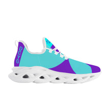 Load image into Gallery viewer, DCYG Purple &amp; Turquois 2nd Edition B Flex Control Sneaker - White
