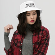 DCYG Dbl Black Red Bottoms Bucket Hat