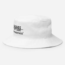 Load image into Gallery viewer, DCYG FX Baddies Black Logo &amp; White  Bucket Hat
