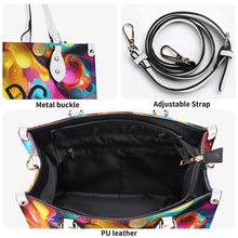 Load image into Gallery viewer, DCYG Black Logo &amp; Multi-Color Balloons Multiple Sizes Upgraded Luxury Women PU Leather Handbag
