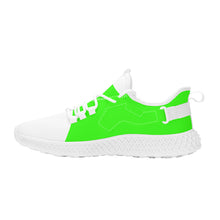 Load image into Gallery viewer, DCYG White &amp; Neon Green NP5 Mesh Knit Shoes .Mens up to size 11 only
