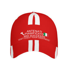 Load image into Gallery viewer, Ancestors Italian ,White Logo Curved Brim Baseball Cap (AOP)

