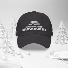 Load image into Gallery viewer, DCYG NERDS White Logo Dad hat
