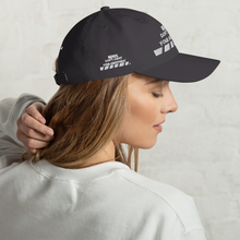 Load image into Gallery viewer, DCYG NERDS White Logo Dad hat
