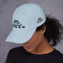 Load image into Gallery viewer, DCYG NERDS Black Logo  Dad hat

