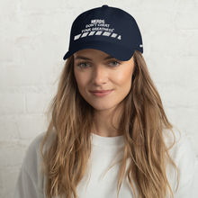 Load image into Gallery viewer, DCYG NERDS White Logo Dad hat

