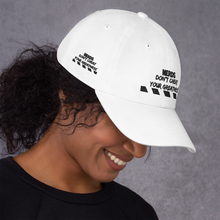 Load image into Gallery viewer, DCYG NERDS Black Logo  Dad hat

