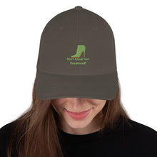Load image into Gallery viewer, DCYG Green Red Bottoms Structured Twill Cap
