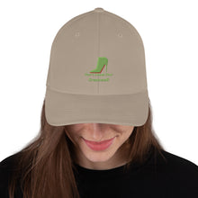 Load image into Gallery viewer, DCYG Green Red Bottoms Structured Twill Cap
