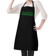 Ancestors Latino Green Logo & Black Apron