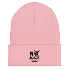 Load image into Gallery viewer, DCYG Black People Cuffed Beanie
