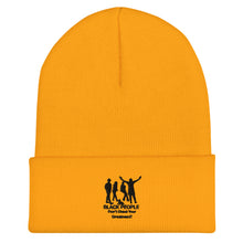 Load image into Gallery viewer, DCYG Black People Cuffed Beanie
