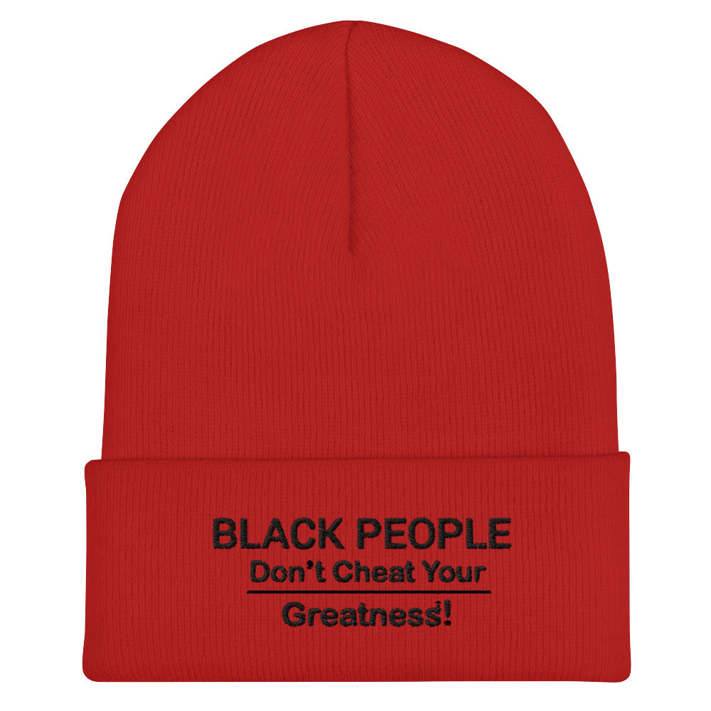 DCYG  Black People Cuffed Beanie
