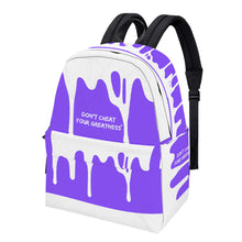Load image into Gallery viewer, DCYG DRIP NX White &amp; Purple Cotton Backpack
