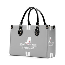 Load image into Gallery viewer, DCYG White Red Bottoms &amp; Grey Multiple Sizes Upgraded Luxury Women PU Leather Handbag
