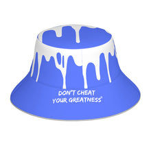 Load image into Gallery viewer, DCYG 24 DRIP  White &amp; Blue Bucket Hat
