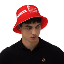 Load image into Gallery viewer, DCYG DEI 24 White &amp; Red Bucket Hat
