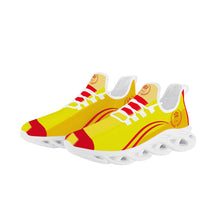 Load image into Gallery viewer, Royal 38 DDZ Red Logo ,Gold &amp; Yellow Control Sneaker - White
