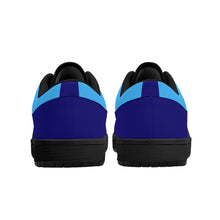 Load image into Gallery viewer, DCYG G4's  Dark  &amp; Light Blue ,Black Sole Low-Top Leather Sneakers
