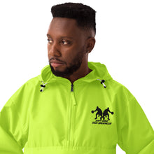 Load image into Gallery viewer, DCYG Dbl Basketball Players &amp;  Black Embroidered Champion Packable Jacket
