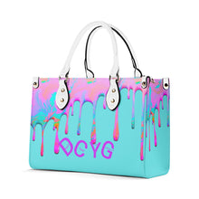 Load image into Gallery viewer, DRIP Pink,Turquoise &amp; Turquoise Multiple Sizes Upgraded Luxury Women PU Leather Handbag
