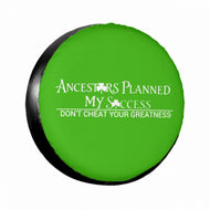 Ancestors  Irish  White Logo & Black Tire cover