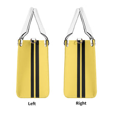 Load image into Gallery viewer, Ancestors+ Black Family, Black Logo &amp; Black Stripes, Yellow Multiple Sizes Upgraded Luxury Women PU Leather Handbag
