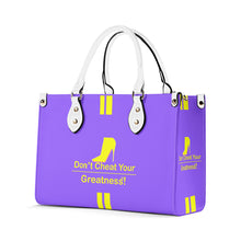 Load image into Gallery viewer, DCYG Yellow Red Bottoms &amp; Purple Multiple Sizes Upgraded Luxury Women PU Leather Handbag
