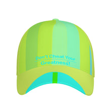Load image into Gallery viewer, DCYG Lime, Blue &amp; Light Green S24 Curved Brim Baseball Cap (AOP)
