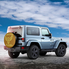 Load image into Gallery viewer, Ancestors Native, Yellow Logo &amp; Brown  Tire cover
