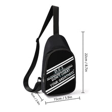 Load image into Gallery viewer, DCYG DEI White &amp; Black  Chest Bag
