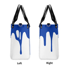 Load image into Gallery viewer, Ancestors  Korean,Blue Logo &amp;;Multiple Sizes Upgraded Luxury Women PU Leather Handbag
