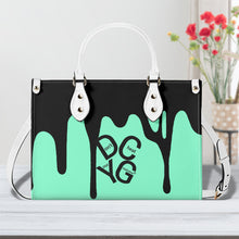 Load image into Gallery viewer, DRIP Black &amp; Mint Green Multiple Sizes Upgraded Luxury Women PU Leather Handbag
