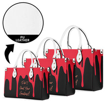 Load image into Gallery viewer, DRIP Orange CR Logo &amp; Black Multiple Sizes Upgraded Luxury Women PU Leather Handbag

