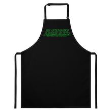 Load image into Gallery viewer, Ancestors Latino Green Logo &amp; Black Apron
